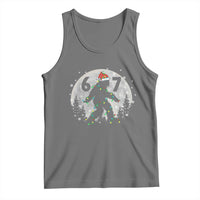 Funny Bigfoot 67 Christmas Night Stroll Moon Sasquatch Tank Top - Wonder Print Shop