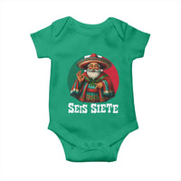 Funny Mexican Christmas 67 Baby Onesie Seis Siete Santa In Mexico - Wonder Print Shop