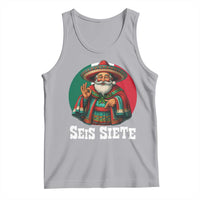 Funny Mexican Christmas 67 Tank Top Seis Siete Santa In Mexico - Wonder Print Shop