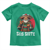 Funny Mexican Christmas 67 Toddler T Shirt Seis Siete Santa In Mexico - Wonder Print Shop