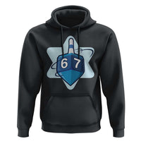 Funny Hanukkah 67 Hoodie Six Seven Meme Dreidel Star Of David - Wonder Print Shop