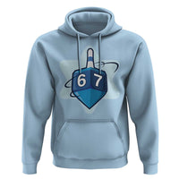 Funny Hanukkah 67 Hoodie Six Seven Meme Dreidel Star Of David - Wonder Print Shop