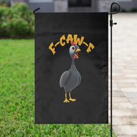 Funny F Caw F Guinea Fowl Garden Flag Cartoon Guinea Bird Poultry Humor - Wonder Print Shop