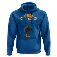 Funny F Caw F Guinea Fowl Hoodie Cartoon Guinea Bird Poultry Humor - Wonder Print Shop