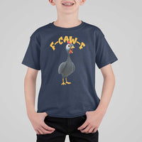 Funny F Caw F Guinea Fowl T Shirt For Kid Cartoon Guinea Bird Poultry Humor - Wonder Print Shop