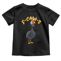 Funny F Caw F Guinea Fowl Toddler T Shirt Cartoon Guinea Bird Poultry Humor - Wonder Print Shop
