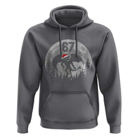 Funny Jersey Devil 67 Christmas Santa Hat Moon Night Stroll Hoodie - Wonder Print Shop