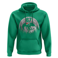Funny Jersey Devil 67 Christmas Santa Hat Moon Night Stroll Hoodie - Wonder Print Shop