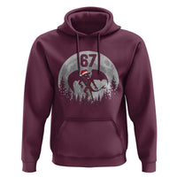 Funny Jersey Devil 67 Christmas Santa Hat Moon Night Stroll Hoodie - Wonder Print Shop
