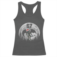 Funny Jersey Devil 67 Christmas Santa Hat Moon Night Stroll Racerback Tank Top - Wonder Print Shop