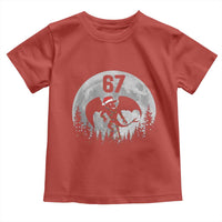 Funny Jersey Devil 67 Christmas Santa Hat Moon Night Stroll Toddler T Shirt - Wonder Print Shop