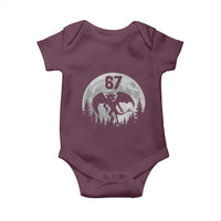 Funny Jersey Devil 67 Moon Night Stroll Baby Onesie - Wonder Print Shop