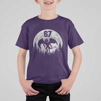 Funny Jersey Devil 67 Moon Night Stroll T Shirt For Kid - Wonder Print Shop