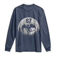 Funny Jersey Devil 67 Moon Night Stroll Long Sleeve Shirt - Wonder Print Shop