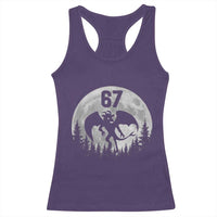 Funny Jersey Devil 67 Moon Night Stroll Racerback Tank Top - Wonder Print Shop