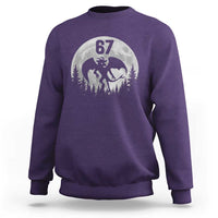 Funny Jersey Devil 67 Moon Night Stroll Sweatshirt - Wonder Print Shop