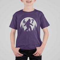Funny Bigfoot 67 Night Stroll Moon Sasquatch T Shirt For Kid - Wonder Print Shop
