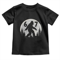 Funny Bigfoot 67 Night Stroll Moon Sasquatch Toddler T Shirt - Wonder Print Shop