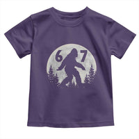 Funny Bigfoot 67 Night Stroll Moon Sasquatch Toddler T Shirt - Wonder Print Shop