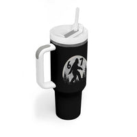 Funny Bigfoot 67 Night Stroll Moon Sasquatch Tumbler With Handle - Wonder Print Shop