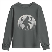 Funny Bigfoot 67 Night Stroll Moon Sasquatch Youth Sweatshirt - Wonder Print Shop