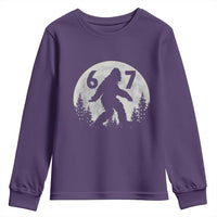 Funny Bigfoot 67 Night Stroll Moon Sasquatch Youth Sweatshirt - Wonder Print Shop