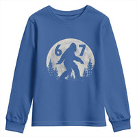 Funny Bigfoot 67 Night Stroll Moon Sasquatch Youth Sweatshirt - Wonder Print Shop