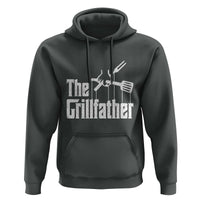 Funny BBQ Grilling Hoodie The Grillfather Vintage Father's Day