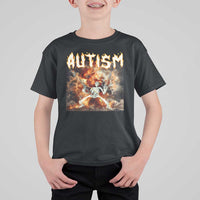 Funny Autism Skeleton Meme T Shirt For Kid Oddly Specific Dank Meme