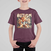Funny Autism Skeleton Meme T Shirt For Kid Oddly Specific Dank Meme