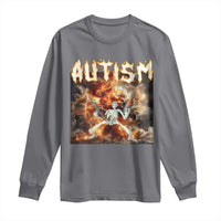 Funny Autism Skeleton Meme Long Sleeve Shirt Oddly Specific Dank Meme