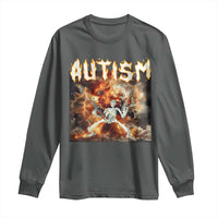 Funny Autism Skeleton Meme Long Sleeve Shirt Oddly Specific Dank Meme
