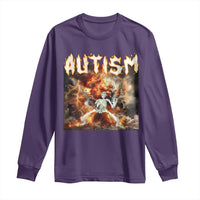 Funny Autism Skeleton Meme Long Sleeve Shirt Oddly Specific Dank Meme