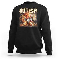Funny Autism Skeleton Meme Sweatshirt Oddly Specific Dank Meme