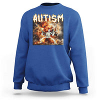 Funny Autism Skeleton Meme Sweatshirt Oddly Specific Dank Meme