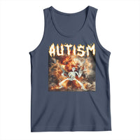 Funny Autism Skeleton Meme Tank Top Oddly Specific Dank Meme