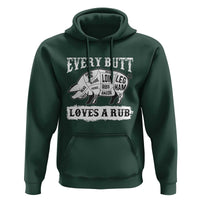 Funny BBQ Grilling Every Butt Loves A Rub Hoodie Barbecue Grill Father's Day