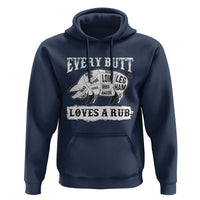 Funny BBQ Grilling Every Butt Loves A Rub Hoodie Barbecue Grill Father's Day