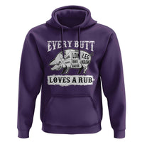 Funny BBQ Grilling Every Butt Loves A Rub Hoodie Barbecue Grill Father's Day