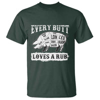 Funny BBQ Grilling Every Butt Loves A Rub T Shirt Barbecue Grill Father's Day - Wonder Print Shop