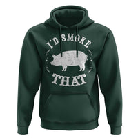 Funny BBQ Grilling I'd Smoke That Hoodie Barbecue Grill Father's Day