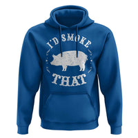 Funny BBQ Grilling I'd Smoke That Hoodie Barbecue Grill Father's Day