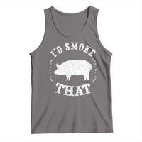 Funny BBQ Grilling I'd Smoke That Tank Top Barbecue Grill Father's Day