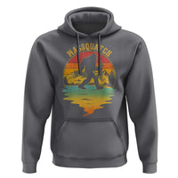 Funny Bigfoot Massquatch Hoodie Retro Workout Gym Weightlifter Sasquatch