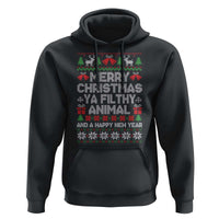 Funny Merry Christmas And A Happy New Year Hoodie Christmas Movie