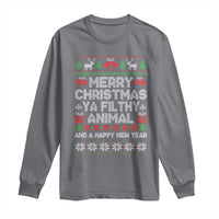 Funny Merry Christmas And A Happy New Year Long Sleeve Shirt Christmas Movie