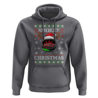 Funny Smokey Christmas Grilling Hoodie BBQ Meat Father's Day