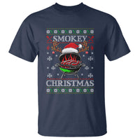 Funny Smokey Christmas Grilling T Shirt BBQ Meat Father's Day - Wonder Print Shop