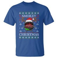 Funny Smokey Christmas Grilling T Shirt BBQ Meat Father's Day - Wonder Print Shop