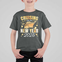 Family New Year's Trip 2025 T Shirt For Kid Cruising Into The New Year 2025